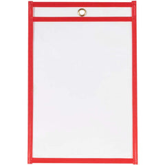 Value Collection - Document Protectors Type: Job Ticket Holder Width (Inch): 6 - USA Tool & Supply