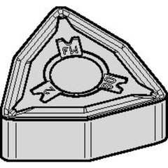 WNMG 432 Double-sided|G WM25CT, 1/32″ Corner Radius, 3/16″ Thick, 1/2″ Inscribed Circle, TiN, Turning Indexable Insert - USA Tool & Supply