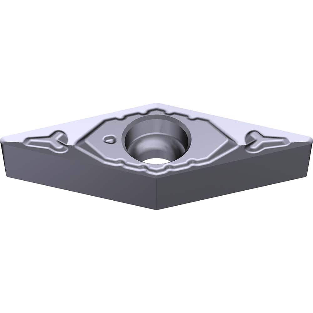 VCGT220.5MEFC-AC5025S Carbide Turning Insert Absotech Bronze Finish, 0.437″ Long, 1/4″ Inscribed Circle, 0.0079″ Corner Radius, 0.1252″ Thick, 35° Included Angle, Series AC5000S