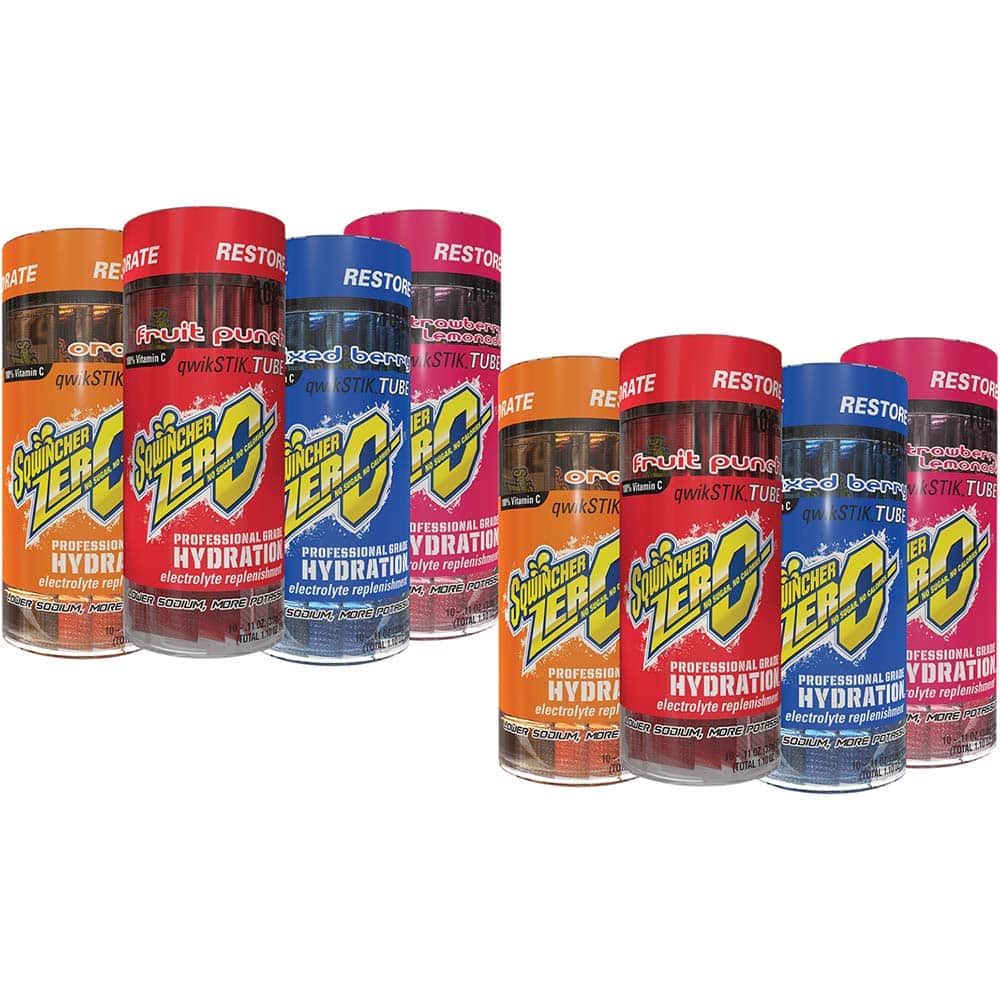 Sqwincher - Pack of (2), 0.11 oz Packets of Assorted Activity Drink - USA Tool & Supply