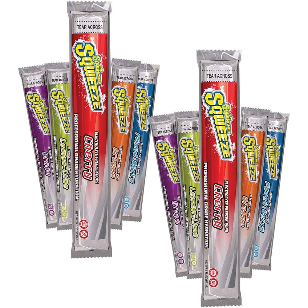 Sqwincher - 2 Cases of (150), 3 oz Pack of Assorted Freeze Pops - USA Tool & Supply