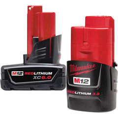 Milwaukee Tool - 12 Volt Lithium-Ion Power Tool Battery - USA Tool & Supply