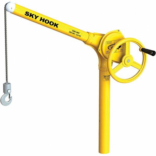 Sky Hook - 250 Lb Steel Lifting Hook Crane - USA Tool & Supply