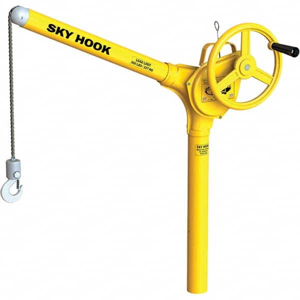 Sky Hook - 500 Lb Steel Lifting Hook Crane - USA Tool & Supply