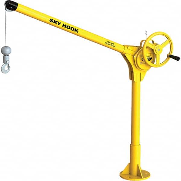 Sky Hook - 500 Lb Steel Lifting Hook Crane - USA Tool & Supply