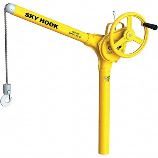 Sky Hook - 250 Lb Steel Lifting Hook Crane - USA Tool & Supply