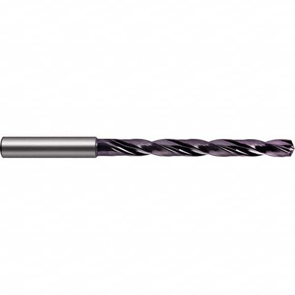 Guhring - 16.5mm 140° Spiral Flute Solid Carbide Taper Length Drill Bit - USA Tool & Supply