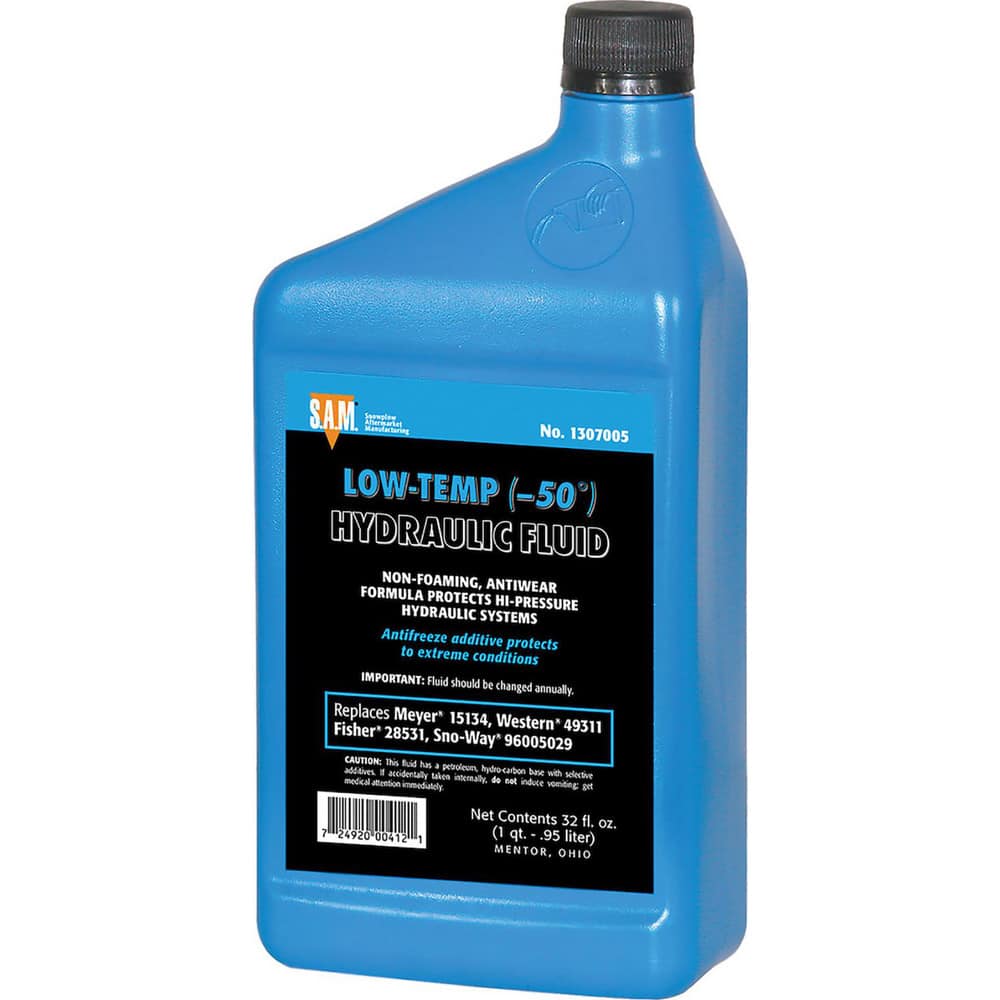 Hydraulic Machine Oil: 1 qt, Bottle