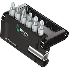 Wera - Screwdriver Bit Sets Type: Insert Bit Set Drive Size: 1/4 (Inch) - USA Tool & Supply