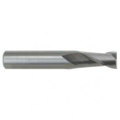 .007 TuffCut GP Standard Length 2 Fl Center Cutting End Mill - USA Tool & Supply