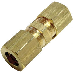 Legris - Metal Compression Tube Fittings Type: Union End Connections: Tube O.D. x Tube O.D. - USA Tool & Supply