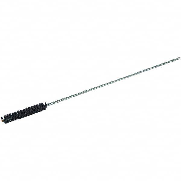 Weiler - 0.236" to 6mm Bore Diam, 240 Grit, Silicon Carbide Flexible Hone - Exact Industrial Supply