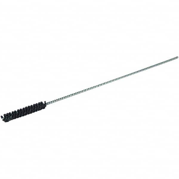 Weiler - 0.354" to 9mm Bore Diam, 320 Grit, Silicon Carbide Flexible Hone - USA Tool & Supply