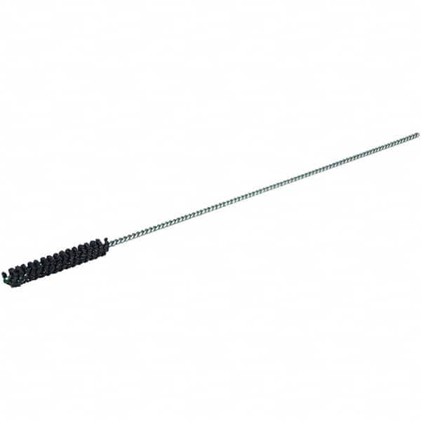 Weiler - 0.472" to 12mm Bore Diam, 120 Grit, Silicon Carbide Flexible Hone - USA Tool & Supply