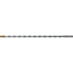 Extra Length Drill Bit: 0.2913″ Dia, 140 °, Solid Carbide TiSiAlCrN Finish, 10.079″ Flute Length, 11.575″ OAL, Straight-Cylindrical Shank, Series DC160-30-A1