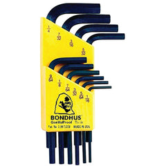 12PC HLX12S HEX L WRENCH SET - USA Tool & Supply