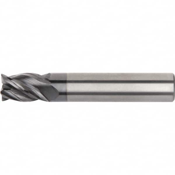 Kennametal - 18mm Diam 4 Flute Solid Carbide 0.35mm Chamfer Width Corner Chamfer End Mill - USA Tool & Supply