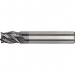 Kennametal - 18mm Diam 4 Flute Solid Carbide 0.35mm Chamfer Width Corner Chamfer End Mill - USA Tool & Supply