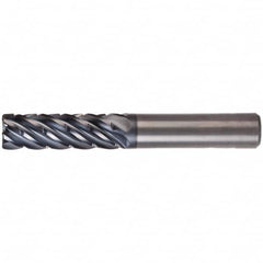 Kennametal - 5/8" Diam 6 Flute Solid Carbide 0.03" Corner Radius End Mill - USA Tool & Supply