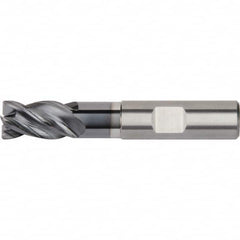 Kennametal - 5/8" Diam 4 Flute Solid Carbide 0.03" Corner Radius End Mill - USA Tool & Supply