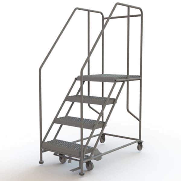 TRI-ARC - Rolling & Wall Mounted Ladders & Platforms Type: Rolling Work Platform Style: Steel Work Platform - USA Tool & Supply