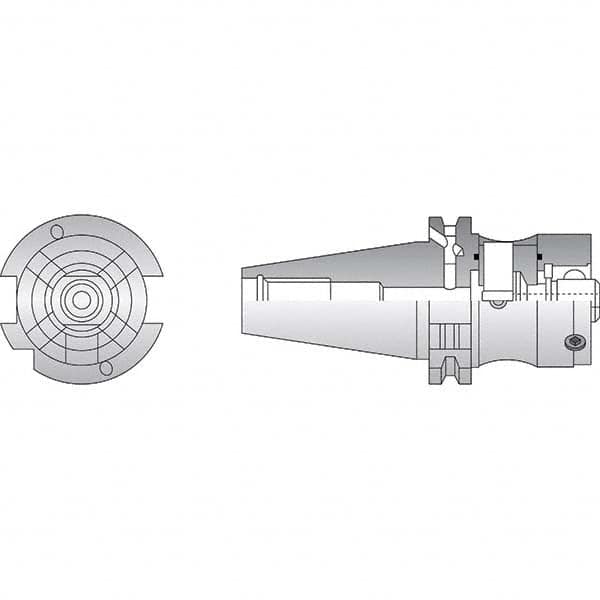 Allied Machine and Engineering - 80mm Diam Radial Clamp CAT50 Shank Modular Reamer Body - USA Tool & Supply