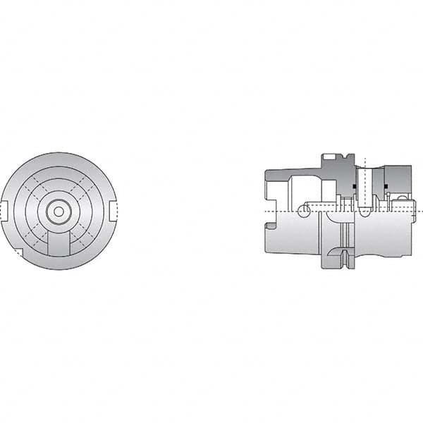 Allied Machine and Engineering - 50mm Diam Radial Clamp HSK Modular Reamer Body - USA Tool & Supply