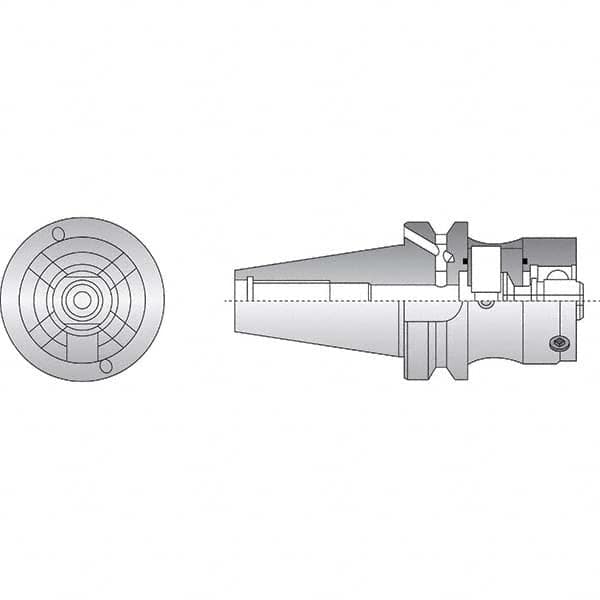 Allied Machine and Engineering - 50mm Diam Radial Clamp BT40 Shank Modular Reamer Body - USA Tool & Supply