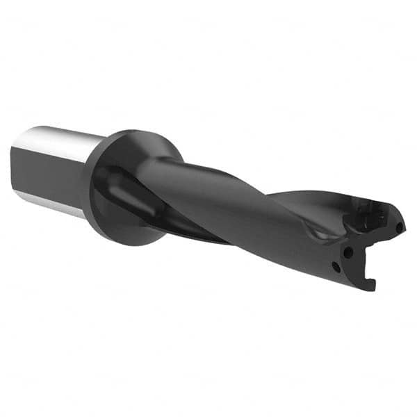 Allied Machine and Engineering - 3.307" Max Drill Depth, 4xD, 21mm Diam, Indexable Insert Drill - USA Tool & Supply