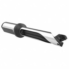 Allied Machine and Engineering - 16mm to 17mm Diam 5xD 84.9mm Max Depth Straight Flute Spade Drill - USA Tool & Supply