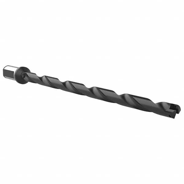 Allied Machine and Engineering - 17.53mm to 24.38mm Diam 365mm Max Depth Helical Flute Spade Drill - USA Tool & Supply