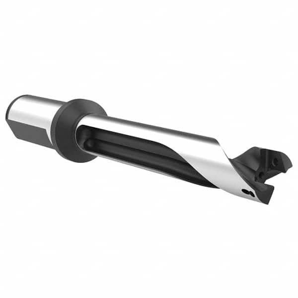Allied Machine and Engineering - 20mm to 22mm Diam 7xD 153.9mm Max Depth Straight Flute Spade Drill - USA Tool & Supply