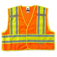 8245PSV S/M ORG PUBLIC SAFETY VEST - USA Tool & Supply