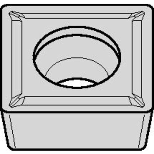 SCMT 432 Single-sided|T TN20K, 1/32″ Corner Radius, 3/16″ Thick, 1/2″ Inscribed Circle, TiN, Square, Turning Indexable Insert - USA Tool & Supply