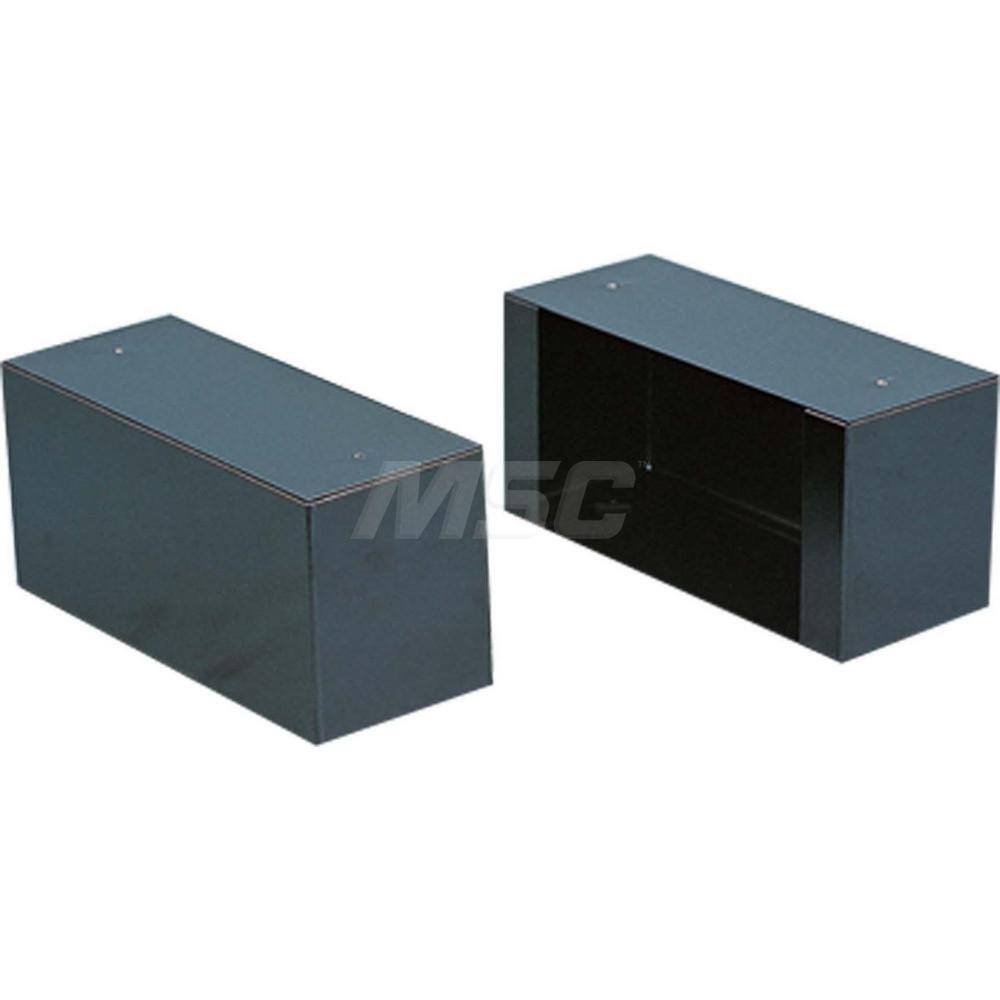 Platt & LaBonia - Cabinet Components & Accessories; Type: Leg Set ; For Use With: All Racks; 1&2 Door Cabinets; PL-9D; 40 Bin ; Color: Black ; Material: Steel ; Width (Inch): 5 ; Depth (Inch): 12-1/2 - Exact Industrial Supply