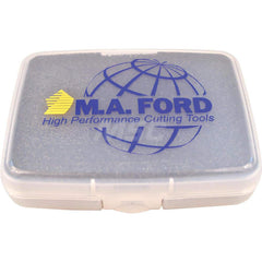 M.A. Ford - Chamfer Mill Sets; End Type: Single ; Chamfer Mill Material: Solid Carbide ; Chamfer Mill Finish/Coating: Uncoated ; Cutter Head Diameter (Inch): 1/8; 1/4; 3/8; 1/2 ; Included Angle A: 90 ; Overall Length (Inch): 1-1/2;2-1/2;2-1/2;3 - Exact Industrial Supply