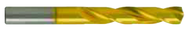 7.8mm Dia-Carbide HP 5XD Drill-140° Point-TiN - USA Tool & Supply