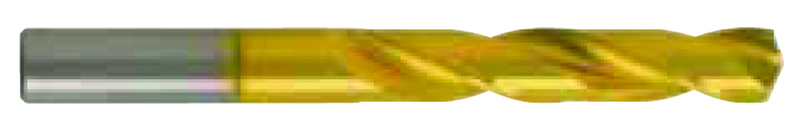 1/4 (E) Dia-Carbide HP 5XD Drill-140Â° Point-TiN - USA Tool & Supply