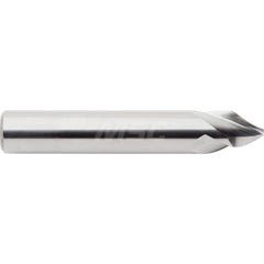 M.A. Ford - Chamfer Mills; Cutter Head Diameter (Inch): 1/8 ; Included Angle A: 60 ; Chamfer Mill Material: Solid Carbide ; Chamfer Mill Finish/Coating: Uncoated ; Overall Length (Inch): 1-1/2 ; Shank Diameter (Inch): 1/8 - Exact Industrial Supply