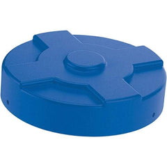 Vestil - 55 Gal, Polyethylene Drum Cover - 24-3/4" Diam, Rigid Smooth Liner - USA Tool & Supply