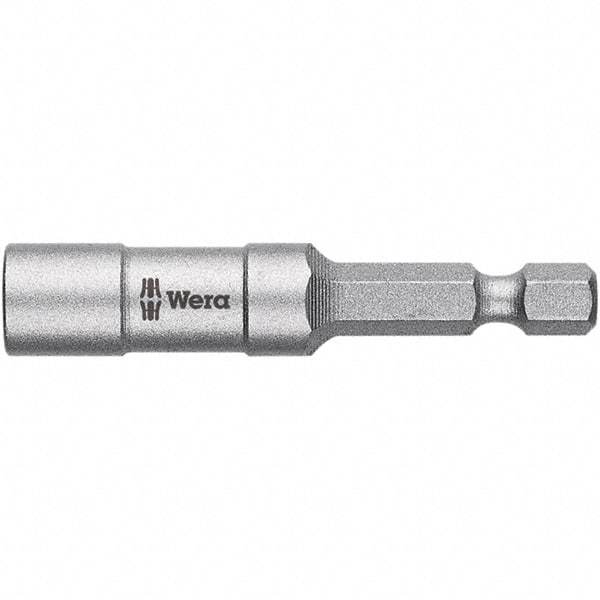 Wera - 1/4" Bit Holder - 1/4" Hex Drive, 2-1/4" OAL - USA Tool & Supply