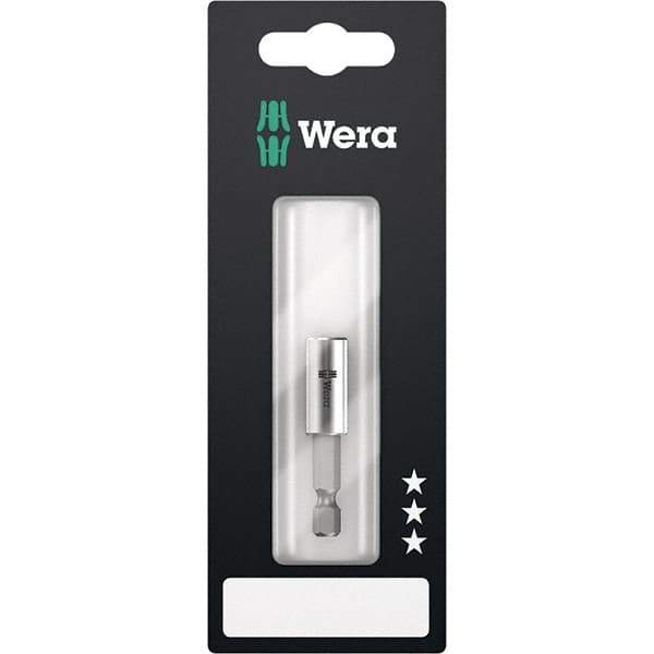 Wera - 1/4" Bit Holder - 1/4" Hex Drive, 2" OAL - USA Tool & Supply