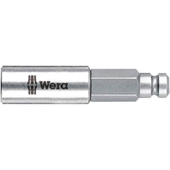 Wera - 1/4" Bit Holder - 5/16" Hex Drive, 1-3/4" OAL - USA Tool & Supply