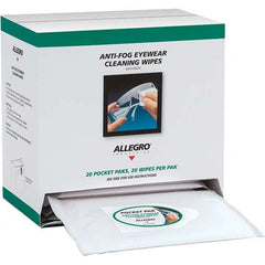 Allegro - 20 20-Pack Pieces Lens Cleaning Towelettes - USA Tool & Supply