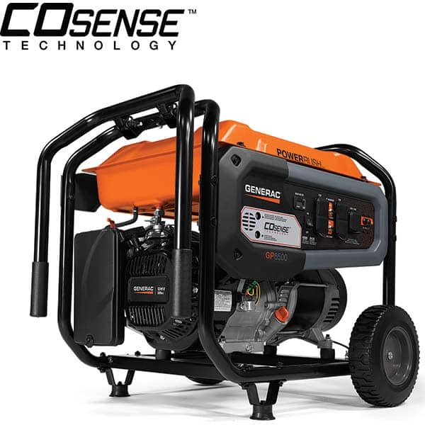 Generac Power - Portable Power Generators Fuel Type: Gasoline Starting Method: Recoil - USA Tool & Supply