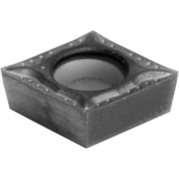 Sumitomo - CCGT32.50 MESI Grade AC5015S Carbide Turning Insert - TiAlSiN Finish, 80° Diamond, 3/8" Inscr Circle, 0.156" Thick, 0.0078" Corner Radius - USA Tool & Supply