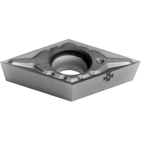 Sumitomo - DCGT32.50.5 MEFC Grade AC5015S Carbide Turning Insert - TiAlSiN Finish, 55° Diamond, 3/8" Inscr Circle, 3/32" Thick, 0.0078" Corner Radius - USA Tool & Supply