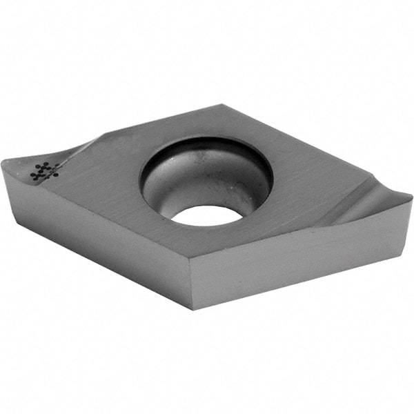 Sumitomo - DCGT21.51 LFY Grade AC5025S Carbide Turning Insert - TiAlSiN Finish, 55° Diamond, 1/4" Inscr Circle, 3/32" Thick, 0.0156" Corner Radius - USA Tool & Supply