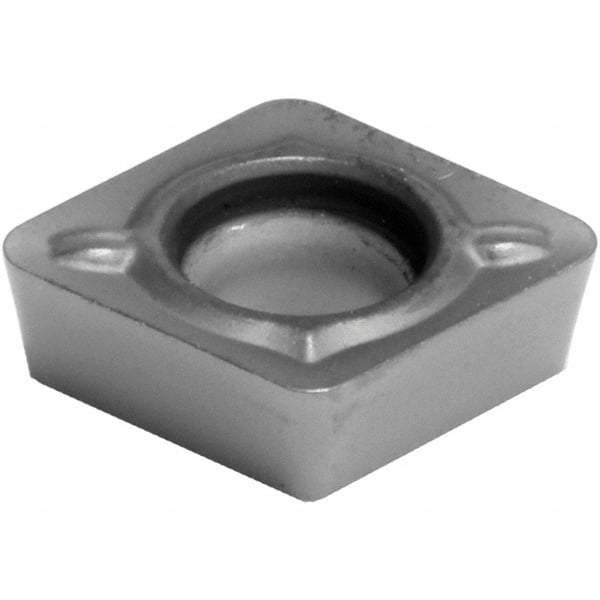 Sumitomo - CPMT32.51 ESU Grade AC5015S Carbide Turning Insert - TiAlSiN Finish, 80° Diamond, 3/8" Inscr Circle, 0.156" Thick, 0.0156" Corner Radius - USA Tool & Supply