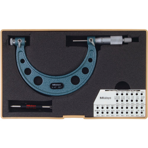 ‎3-4″ SCREW THREAD MICROMETER - USA Tool & Supply